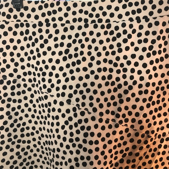 Nude & Black polka dot BCBGeneration Skirt - Picture 2 of 5